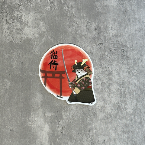 Ozzy Samurai Vinyl Sticker