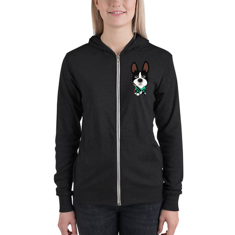 Duke Samurai Unisex zip hoodie (Design On Front Only)