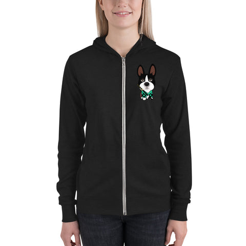 Duke Samurai Unisex zip hoodie (Design On Front Only)