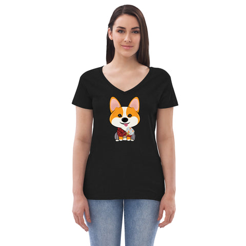 Thor Goldfish Fan Women’s recycled v-neck t-shirt