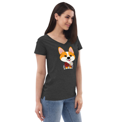 Thor Goldfish Fan Women’s recycled v-neck t-shirt