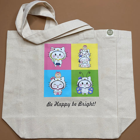 Bon-E Kitty Eco Tote Bag