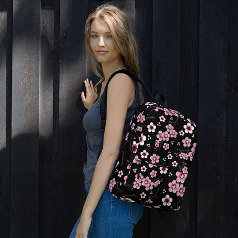 Sakura Print Backpack