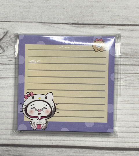Bon-E Kitty Bear Notepad.
