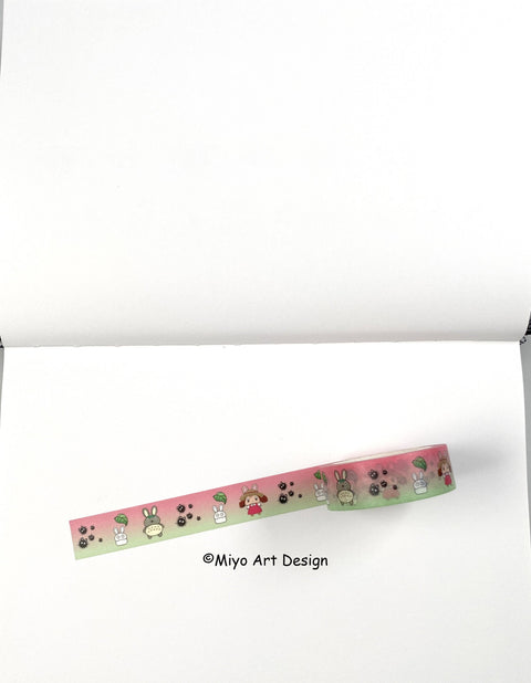 Cute Bunny and Friends Washi Tape