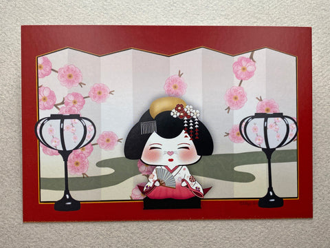 Bon-E Geisha Postcard