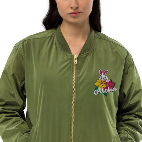 Aloha Premium recycled bomber jacket (Embroidered)