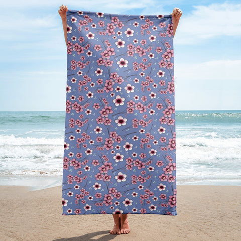 Sakura Print Towel