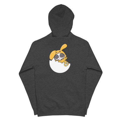 Ben-E Tama Music (Design on Back Only) Unisex fleece zip up hoodie