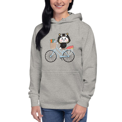 Ben-E Cat Bicycle Unisex Hoodie