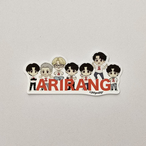 Arirang Group waterproof vinyl sticker