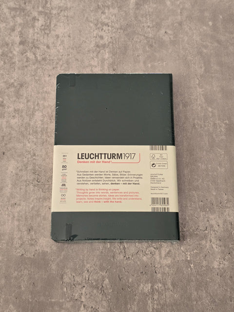 Gold Foil Panda Debossed A5 Leuchtturm1917 Hardcover Notebook