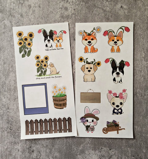 Spring Critters Sticker Sheet (2 Sheets)