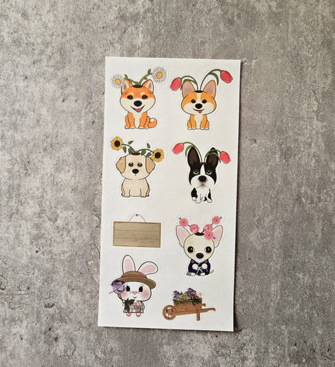 Spring Critters Sticker Sheet (2 Sheets)