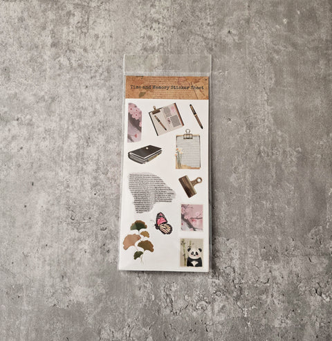 Time and Memory Sticker Sheet