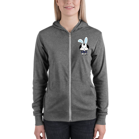 Ben-E Samurai Unisex zip hoodie (Design On Front Only)