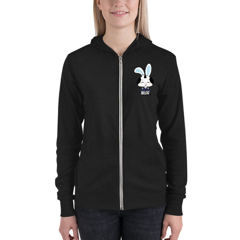 Ben-E Samurai Unisex zip hoodie (Design On Front Only)