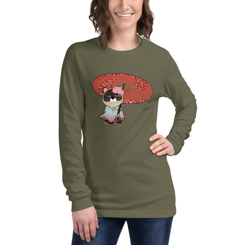 Maya Kimono Unisex Long Sleeve Tee