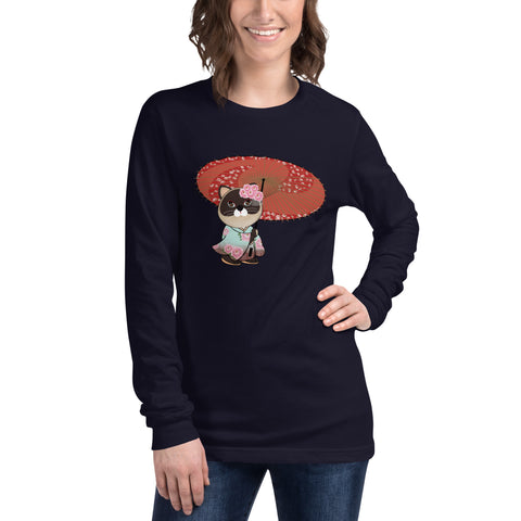 Maya Kimono Unisex Long Sleeve Tee