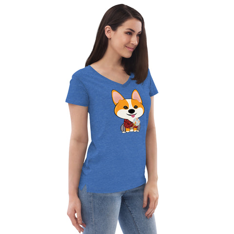 Thor Goldfish Fan Women’s recycled v-neck t-shirt