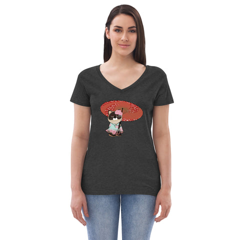 Maya Kimono Women’s recycled v-neck t-shirt