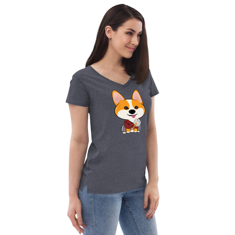 Thor Goldfish Fan Women’s recycled v-neck t-shirt