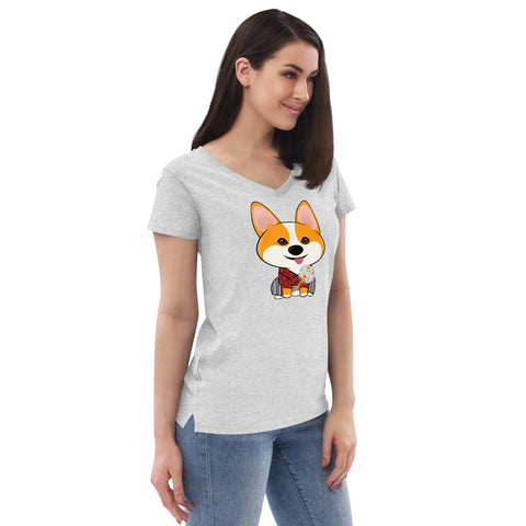 Thor Goldfish Fan Women’s recycled v-neck t-shirt