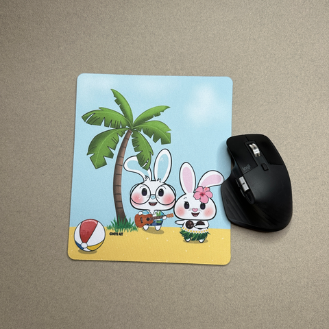 Ben-E & Bon-E Aloha Island Mousepad.