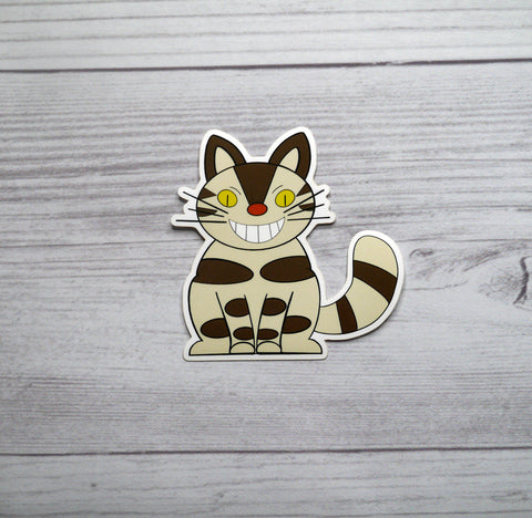 Maya Cat with Yellow Eyes Vinyl Sticker