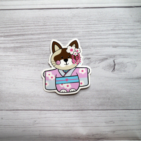 Maya Sakura Kimono Vinyl Sticker