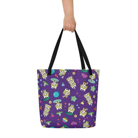 Ben-E Frog All-Over Print Tote bag