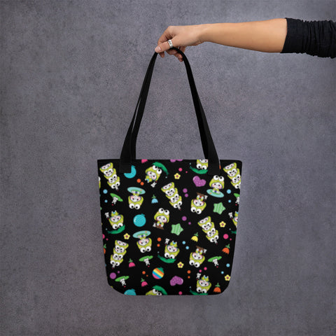Ben-E Frog All-Over Print Tote bag