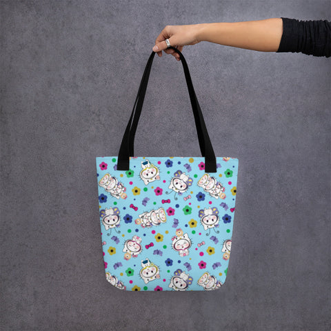 Bon-E Kitty All-Over Print Tote bag
