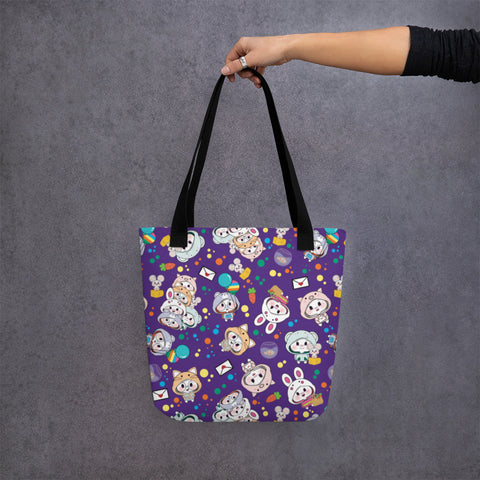 Ben-E & Bon-E Chums All-Over Print Tote bag