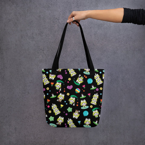Ben-E Frog All-Over Print Tote bag