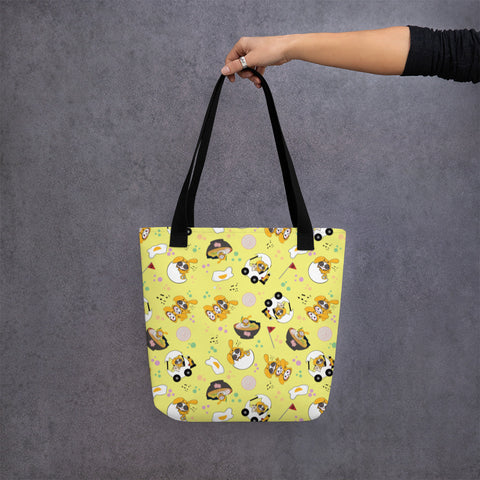 Ben-E Tama All-Over Print Tote bag