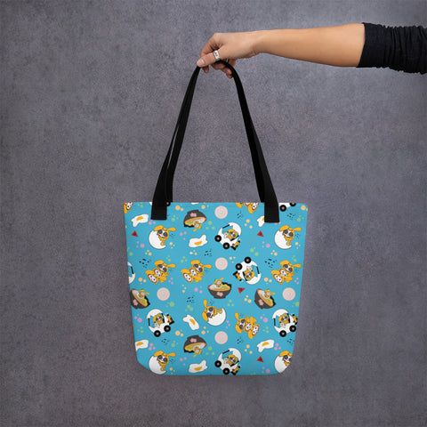 Ben-E Tama All-Over Print Tote bag