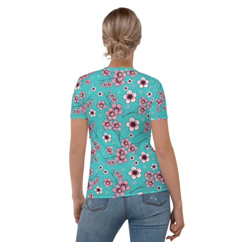 Sakura Print Women's T-shirt