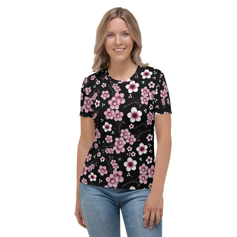 Sakura Print Women's T-shirt