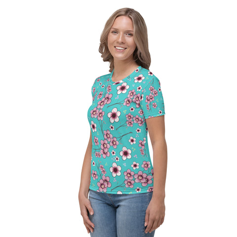 Sakura Print Women's T-shirt