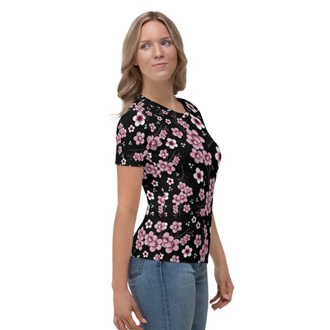 Sakura Print Women's T-shirt