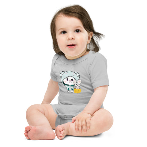 Bon-E Elephant Chums Baby short sleeve one piece