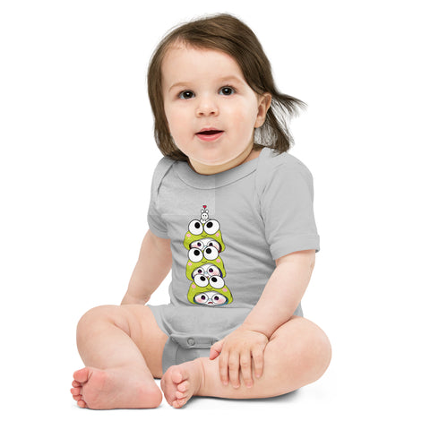 Ben-E Frog Stack Baby short sleeve one piece