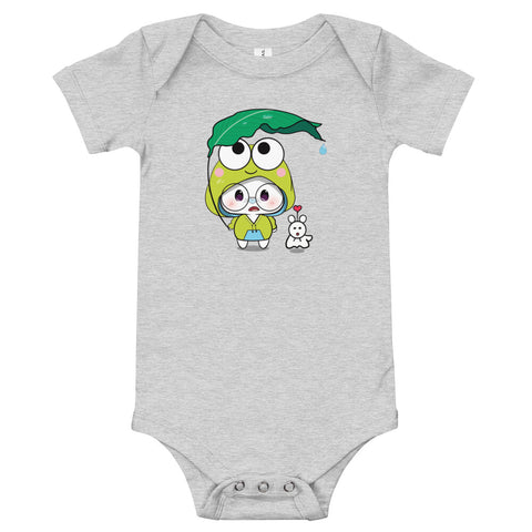 Ben-E Frog Leaf Umbrella Baby short sleeve one piece