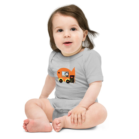 Ben-E Cat Fish Truck Baby short sleeve one piece
