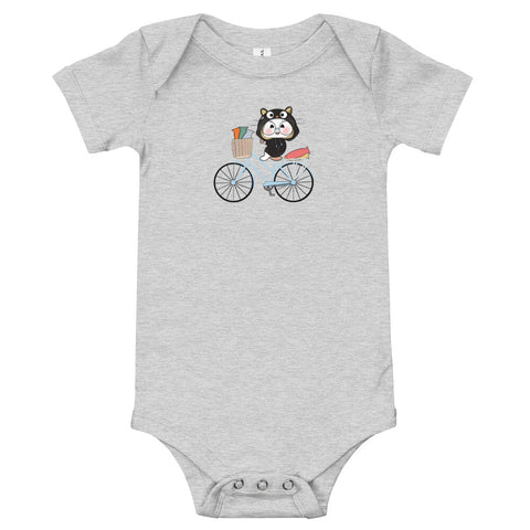 Ben-E Cat Bicycle Baby short sleeve one piece