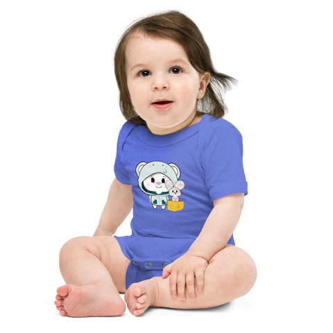 Bon-E Elephant Chums Baby short sleeve one piece
