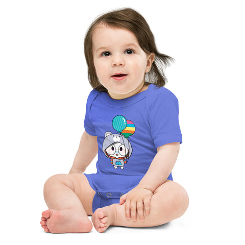 Ben-E Bear Chums Baby short sleeve one piece