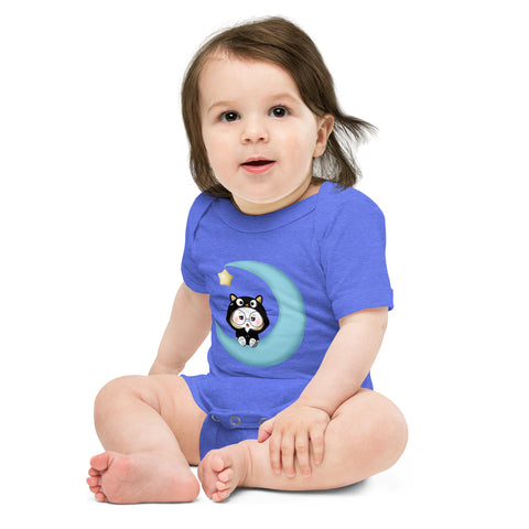 Ben-E Cat Moon Baby short sleeve one piece