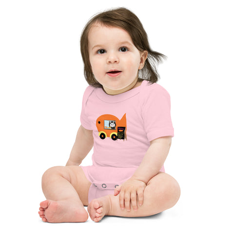 Ben-E Cat Fish Truck Baby short sleeve one piece